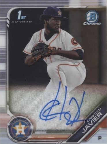2019 Bowman Chrome - Cristian Javier #CPA-CJ