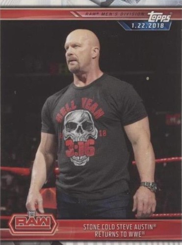 2019 Topps WWE Road to Wrestlemania - Steve Austin #21