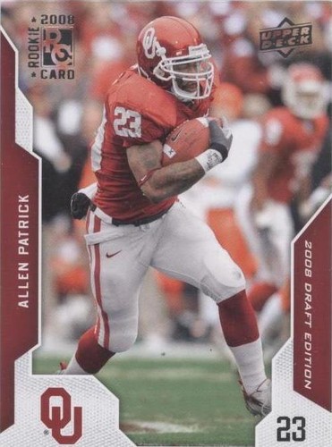 2008 Upper Deck Draft Edition Allen Patrick #5