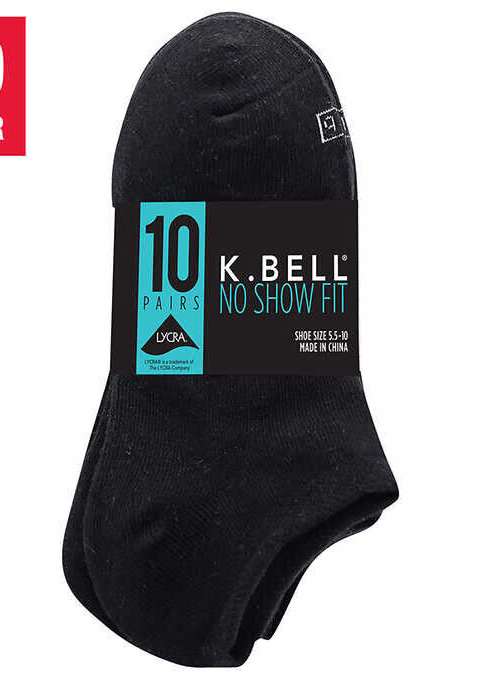 10 - Pairs  Fits Size 5.5 -10 Black