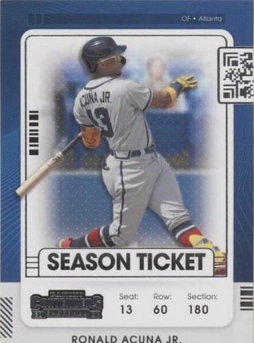 2021 Panini Contenders - Ronald Acuña Jr. #89