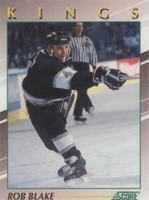 1991-92 Score Young Superstars - Rob Blake #8