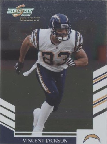 2007 Score Select Vincent Jackson #281