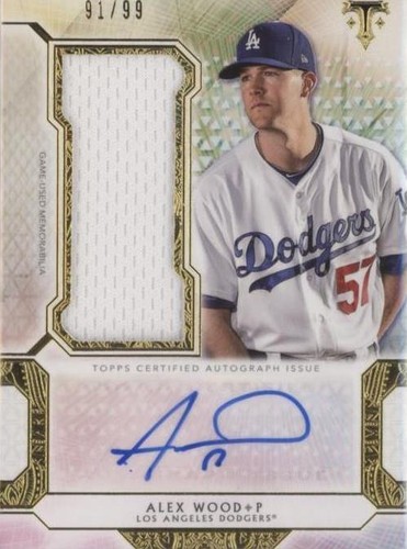 2018 Topps Triple Threads - Alex Wood #UAJR-AW