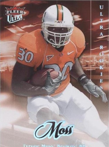 2007 Fleer Ultra Tyrone Moss #254