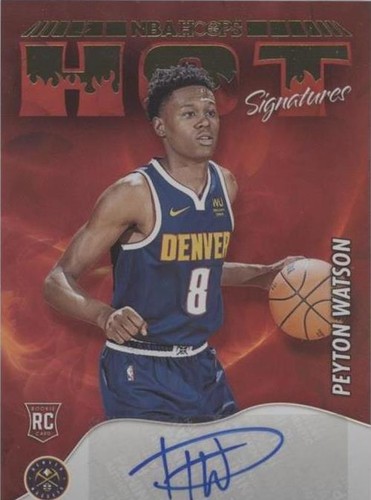 2022-23 Panini NBA Hoops - Peyton Watson #HSR-PYW
