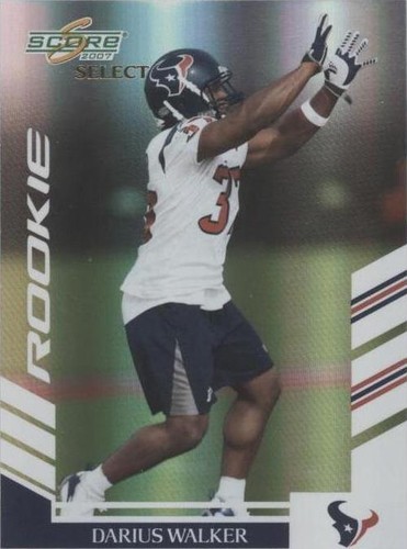 2007 Score Select Darius Walker #335