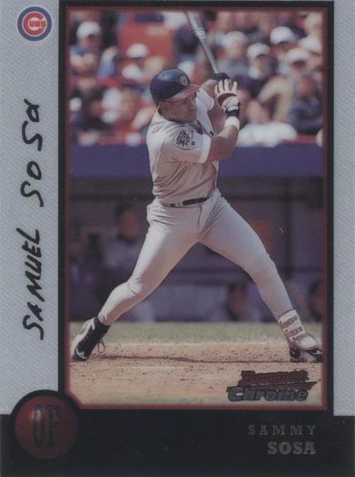 1998 Bowman Chrome - Sammy Sosa #50