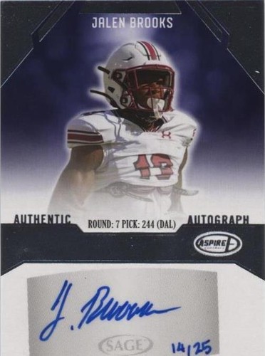2023 Sage Aspire Jalen Brooks #ASP-JB2