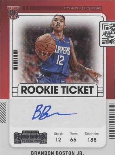 2021-22 Panini Prizm Brandon Boston Jr. Base Rookie RC #330