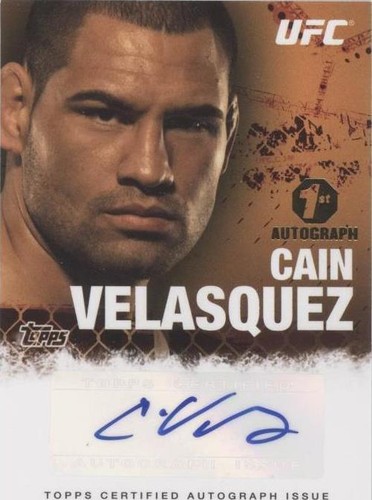 2010 Topps UFC Series 4 - Cain Velasquez #FA-CV