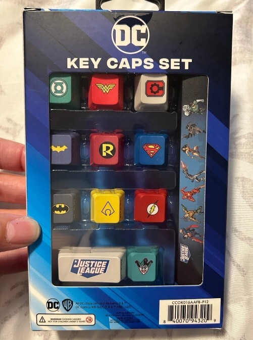 NIP DC Super Hero Justice league Computer Keyboard Cap Button Mechanical Set