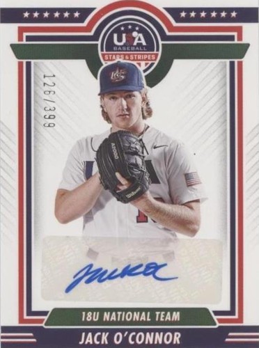 Jack Leiter 2025 Panini USA Baseball Stars & Stripes Patch