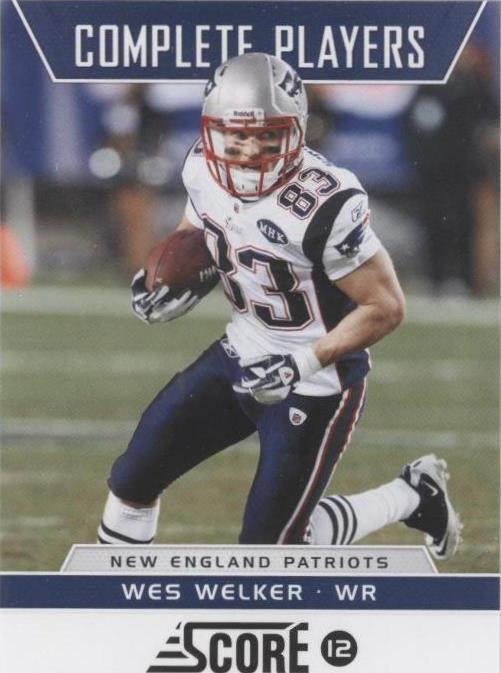 2012 Score Wes Welker #19