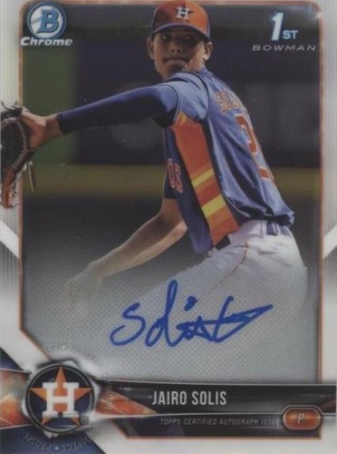 2018 Bowman Chrome - Jairo Solis #BCPA-JS