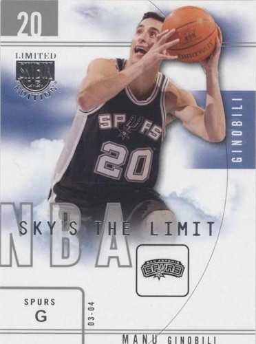 2003-04 Skybox Limited Edition - Manu Ginobili #12 SL