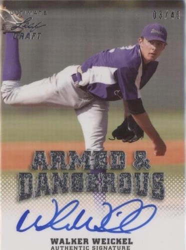 2012 Leaf Ultimate Draft - Walker Weickel #AD-WW1