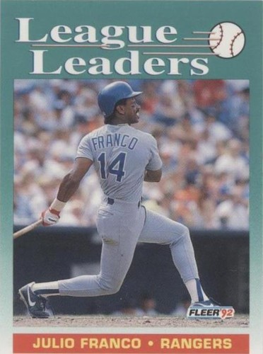 1992 Fleer - Julio Franco #690