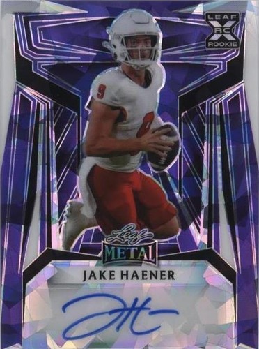 2023 Leaf Metal Jake Haener #BA-JH1