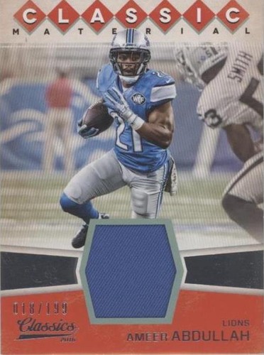 2016 Panini Classics Ameer Abdullah #19