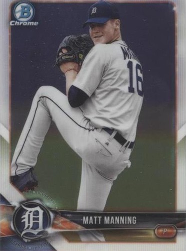 2018 Bowman Chrome - Matt Manning #BCP209