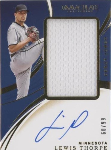 2020 Panini Immaculate Collection - Lewis Thorpe #DJA-LT