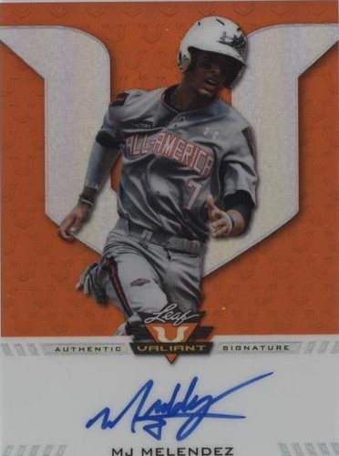 2017 Leaf Valiant Draft - MJ Melendez #BA-MJM
