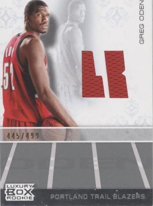 2007-08 Topps роскошь коробка - Грег Оден #RR GO