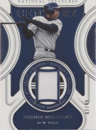 2022 Panini National Treasures - Bernie Williams #CEM-BW