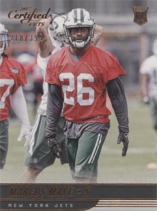 2017 Panini Certified Cuts Marcus Maye #181