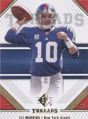 2009 SP Threads Eli Manning #37