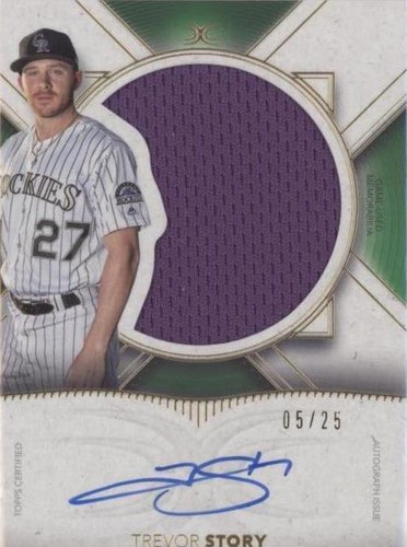 2021 Topps Definitive Collection - Trevor Story #ARC-TST