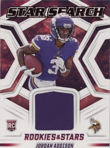 2023 Panini Black Football Rookie Influx Jordan Addison #/99
