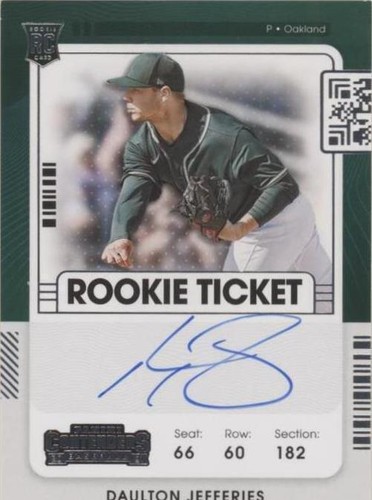 2021 Panini Contenders - Daulton Jefferies #135