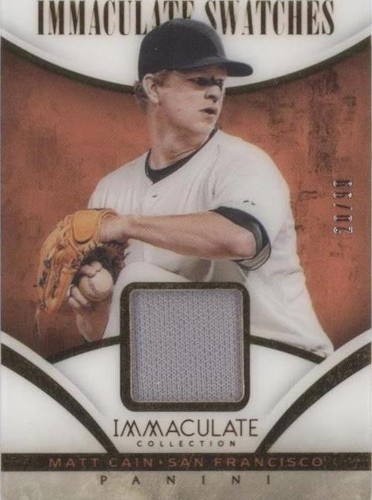 2014 Panini Immaculate Collection - Matt Cain #19