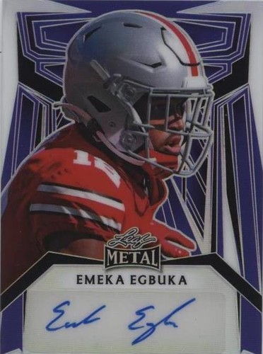 2023 Leaf Metal Emeka Egbuka #PA-EE1