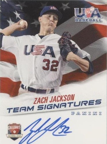 2015 Panini USA Baseball - Zach Jackson #ZJ