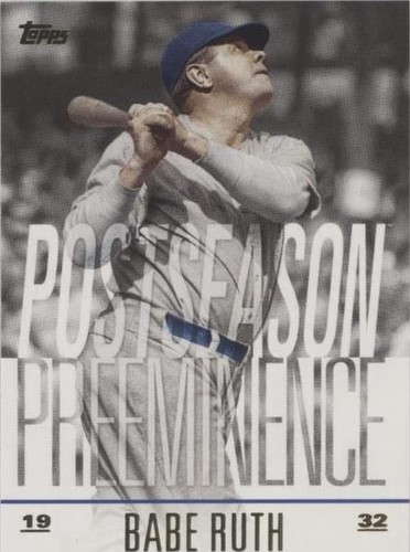 2018 Topps Update Series - Babe Ruth #PO-11