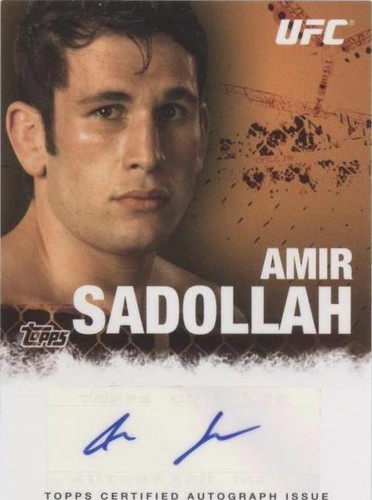 2010 Topps UFC Series 4 - Amir Sadollah #FA-ASA