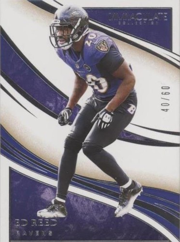 2020 Panini Immaculate Collection Ed Reed #83