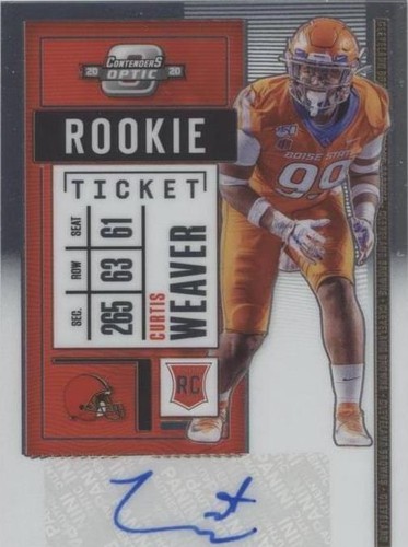 2020 Panini Contenders Optic Curtis Weaver #185