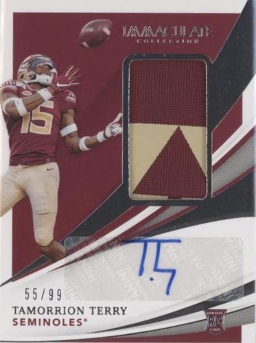 2021 Panini Immaculate Collection Collegiate Tamorrion Terry #83