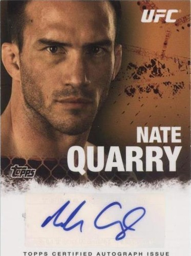 2010 Topps UFC Series 4 - Nate Quarry #FA-NQ