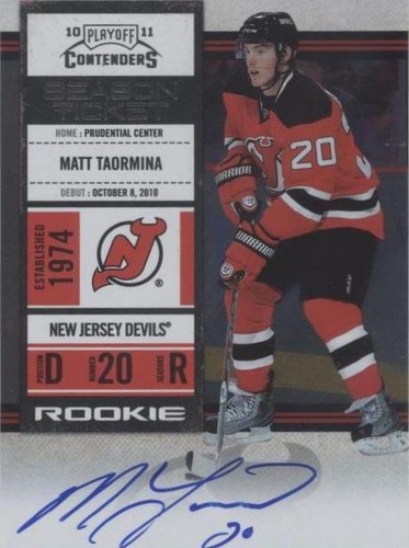 2010-11 Panini Playoff Contenders - Matt Taormina #147