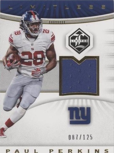 2017 Panini Limited Paul Perkins #LM-PP