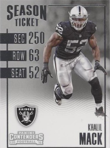 2016 Panini Contenders Khalil Mack #73