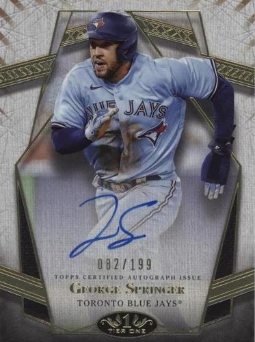 2022 Topps Tier One - George Springer #PPA-GSP
