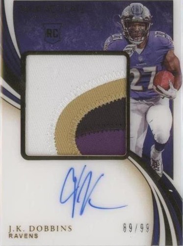 2020 Panini Immaculate Collection J.K. Dobbins #PPR-JKD