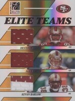 2006 Donruss Elite Alex Smith Brandon Lloyd Kevan Barlow #ET-21