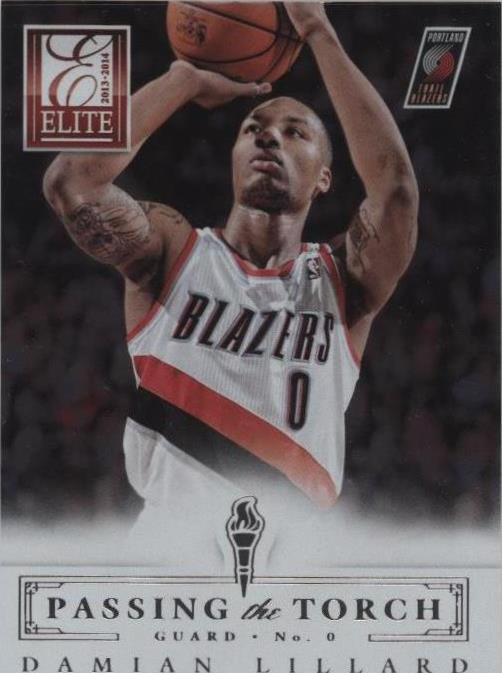 2013-14 Panini Elite - Damian Lillard/Clyde Drexler #14